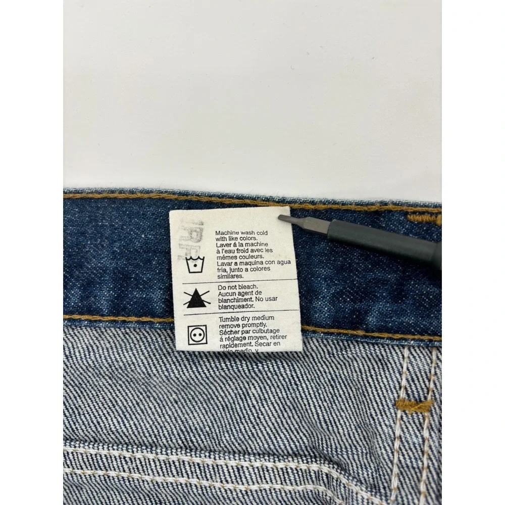 Carhartt B17 Relaxed Fit Tapered Leg Jeans Mens 38x34 Blue Denim Workwear NWT